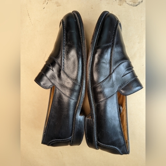 Allen Edmonds RANDOLPH (4809) Black Calfskin Leather Penny Loafers Sz 10.5E. Rep - Picture 4 of 11